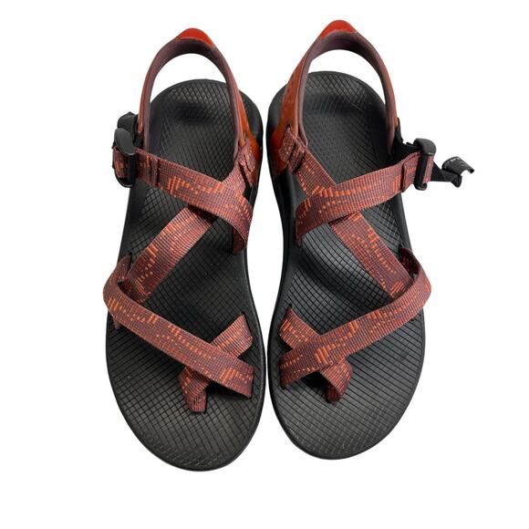 Chaco Mens Sandals Size 9 Orange Black main image 5